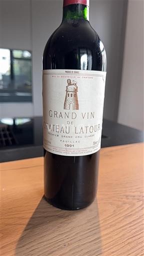Bordeaux Pauillac Grand Cru Château Latour Grand Vin 1991