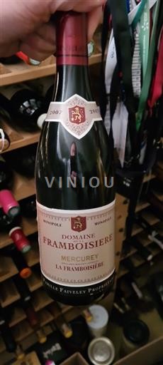 Borgoña Mercurey Domaine La Framboisière La Framboisière 2007