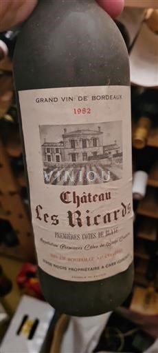 Bordéus Não especificado Château Les Ricards 1982