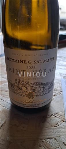 Bourgogne Saint-Véran Domaine G. Saumaize Vieilles Vignes 2022