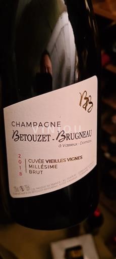 Champagne Champagner Betouzetbrugneau Vieilles Vignes 2018