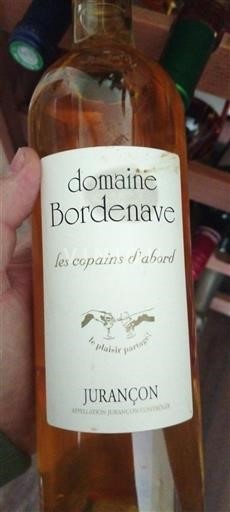 Sud-Ovest Jurançon Domaine Bordenave Les copains d'abord 2019