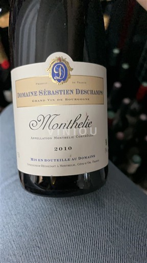 Bourgogne Monthélie Grand Cru Domaine Sébastien Deschamps 2010