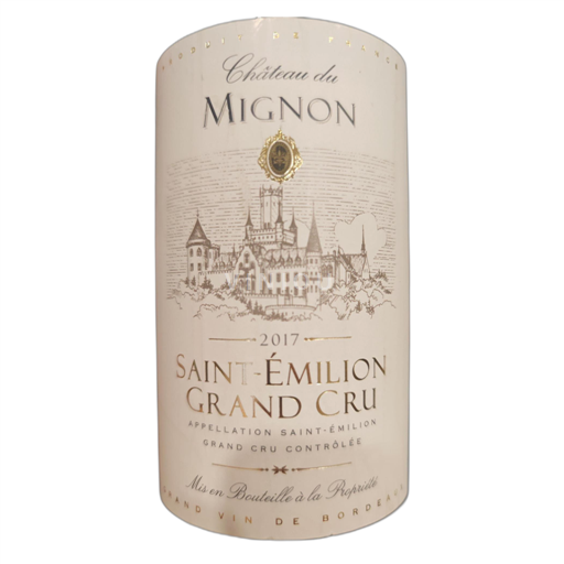 Bordeaux Saint-Émilion Grand Cru Château du Mignon 2017