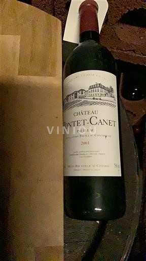 Bordeaux Pauillac Grand Cru Château Pontetcanet 2001