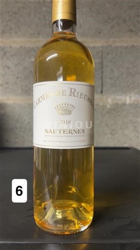 Bordeaux Sauternes Carmes De Rieussec 2018