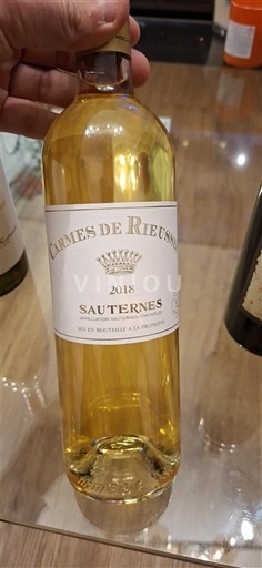 Burdeos Sauternes Carmes De Rieussec 2018