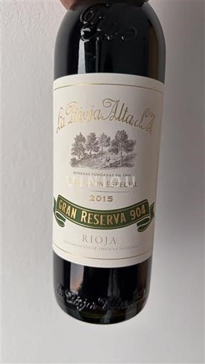 La Rioja Rioja La Rioja Alta S.a Gran Reserva 904 2015