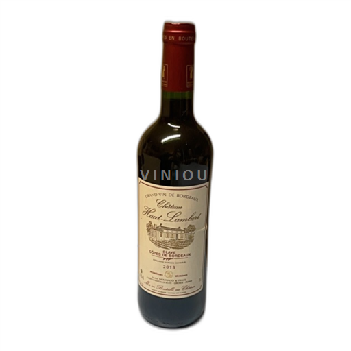 Burdeos Blaye-Côtes de Burdeos Château Hautlambert 2018