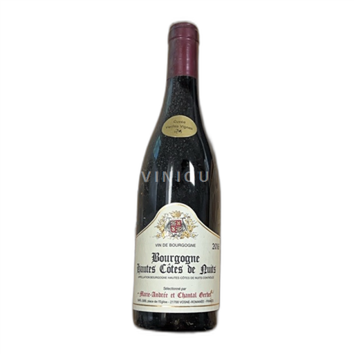Bourgogne Hautes Côtes de nuits Marieandrée Et Chantal Gerbet Vieilles Vignes 2016