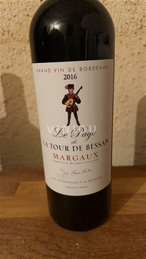 Bordeaux Margaux Château La Tour De Bessan Le Page 2016