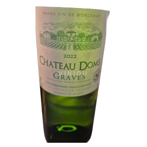 Bordéus Graves Château Doms 2022