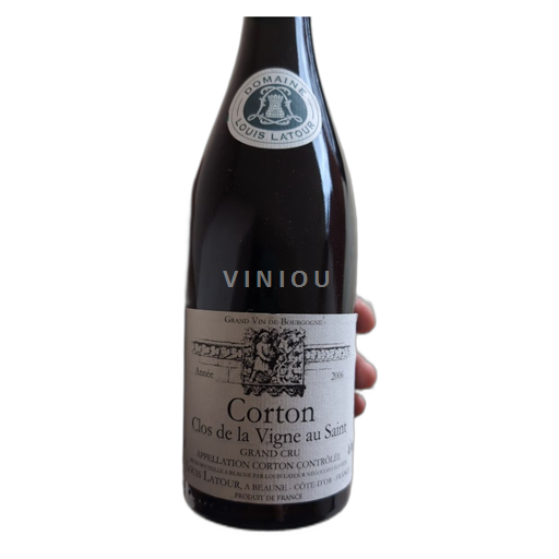 Borgoña Corton Grand Cru Louis Latour Clos de la Vigne au Saint 2006