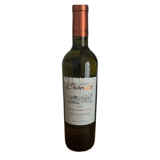 Sud-Ovest Côtes de Gascogne Domaine Chiroulet Soleil d'Automne 2023