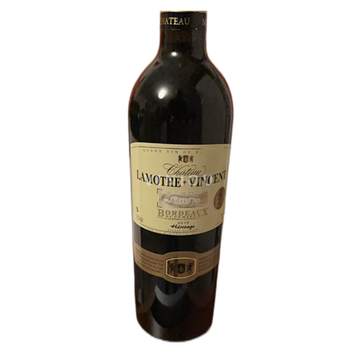 Bordeaux Bordeaux supérieur Château Lamothe Vincent Héritage 2018