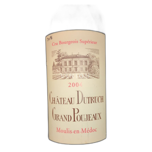 Burdeos Moulis-en-Médoc Cru Bourgeois Supérieur Château Dutruch Grand Poujeaux 2004