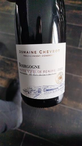 Burgund Hautes Côtes de Beaune Domaine Chevrot 2022