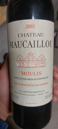 Bordeaux Moulis-en-Médoc Château Maucaillou 2003