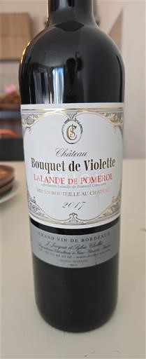 Burdeos Lalande-de-Pomerol Bouquet De Violette 2017