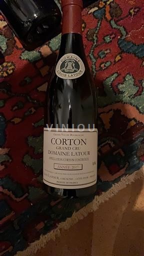 Burgundsko Corton Grand Cru Louis Latour 2017