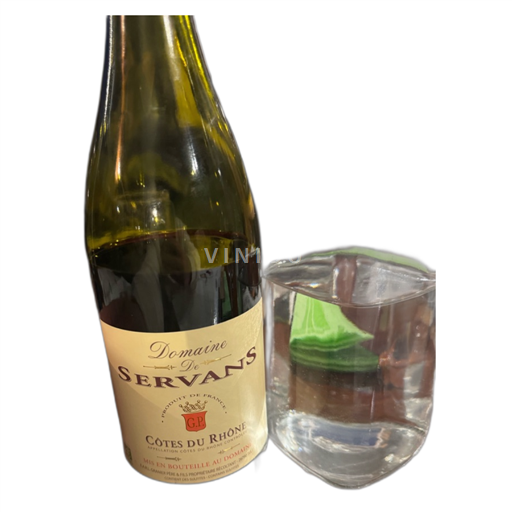 Rhônen laakso Côtes-du-rhône Domaine Servans Ei vuosikertaa