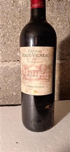 Bordeaux Pessac-Léognan Grand Cru Haut Vigneau Les Vieilles Vignes 2015