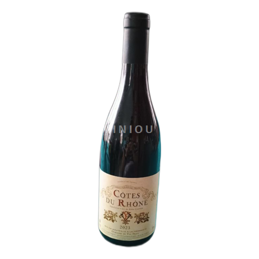 Vin Rouge sec Domaine Val Frais 2023 France Vallée du Rhône Côtes-du-rhône AOC