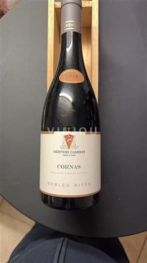 Rhône-dalen Cornas Héritiers Gambert Nobles Rives 2018