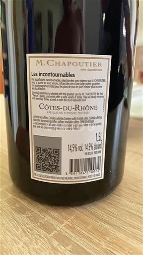 Valle del Ródano Côtes del Ródano M. Chapoutier Les incontournables 2023