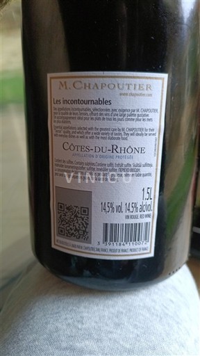 Valle del Rodano Côtes-du-Rhône M. Chapoutier Les incontournables 2023