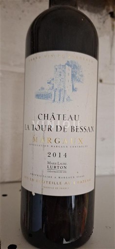 Bordeaux Margaux Château La Tour De Bessan 2014