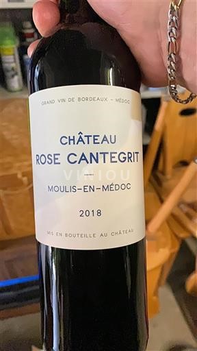 Bordeaux Moulis-en-Médoc Château Rose Cantegrit 2018