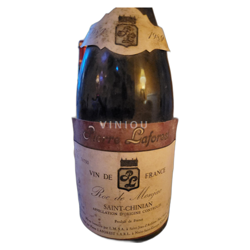 Langvedok Saint-Chinian Pierre Laforest Roc de Monjac 1989