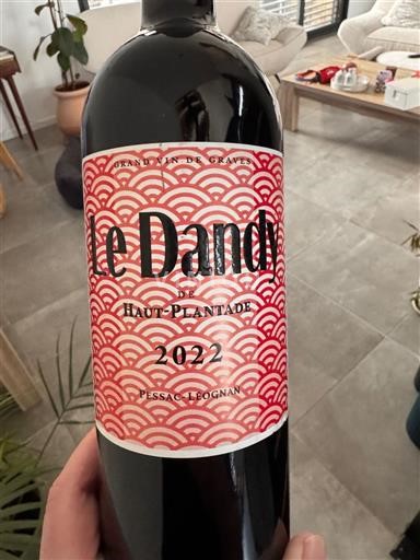 Bordeaux Pessac-Léognan Château Hautplantade Le Dandy 2022