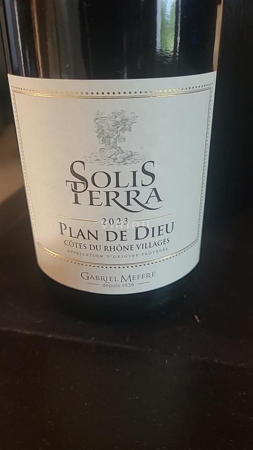 Rhônedalen Côtes-du-Rhône-Villages Gabriel Meffre Solis Terra 2023