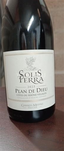 Rhône-dalen Côtes-du-Rhône-Villages Gabriel Meffre Solis Terra 2023