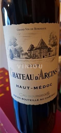 Burdeos Haut-Médoc Cru Bourgeois Château Arcins 2019