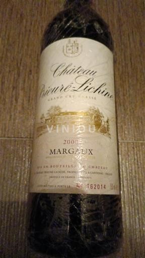 Bordeaux Margaux Grand Cru Château Prieurélichine 2000