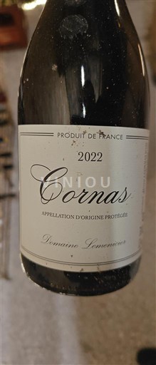 Rhônetal Cornas Domaine Lemencier 2022