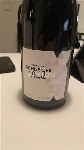 Elzas Crémant d'Alsace Domaine Schneider Paul Niet-geïntegreerd
