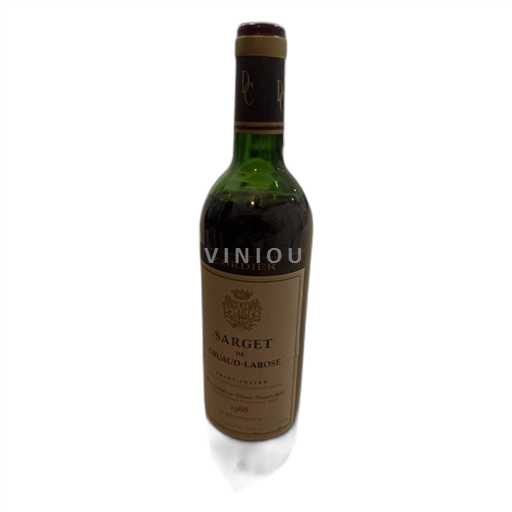 Bordeaux Saint-Julien Château Gruaud-Larose Sarget 1988