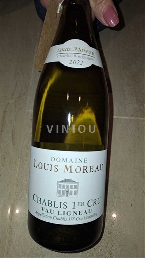 Burgundia Nespecificat Premier Cru Domaine Louis Moreau Vau Ligneau 2022