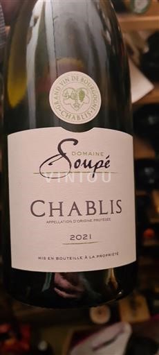 Bourgogne Chablis Domaine Soupé 2021