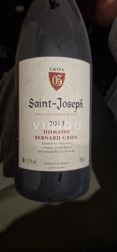 Rhônetal Saint-Joseph Domaine Bernard Gripa 2013