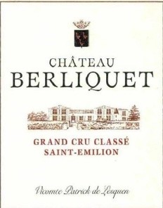Bordeaux Saint-Émilion Grand Cru Château Berliquet 2018