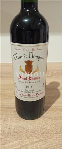 Bordeaux Saint-Émilion L'esprit Flouquet 2015