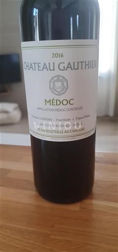 Bordeaux Médoc Château Gauthier 2016