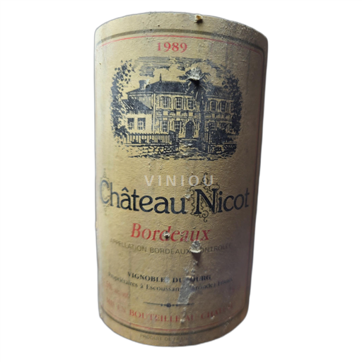 Bordeaux Château Nicot 1989