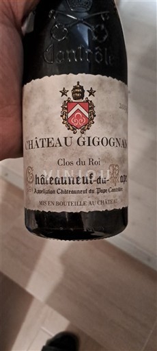 Rhônen laakso Châteauneuf-du-Pape Château Gigognan Clos du Roi 2015
