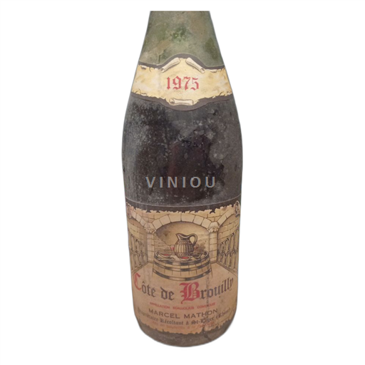 Beaujolais Côte-de-Brouilly Marcel Mathon 1975